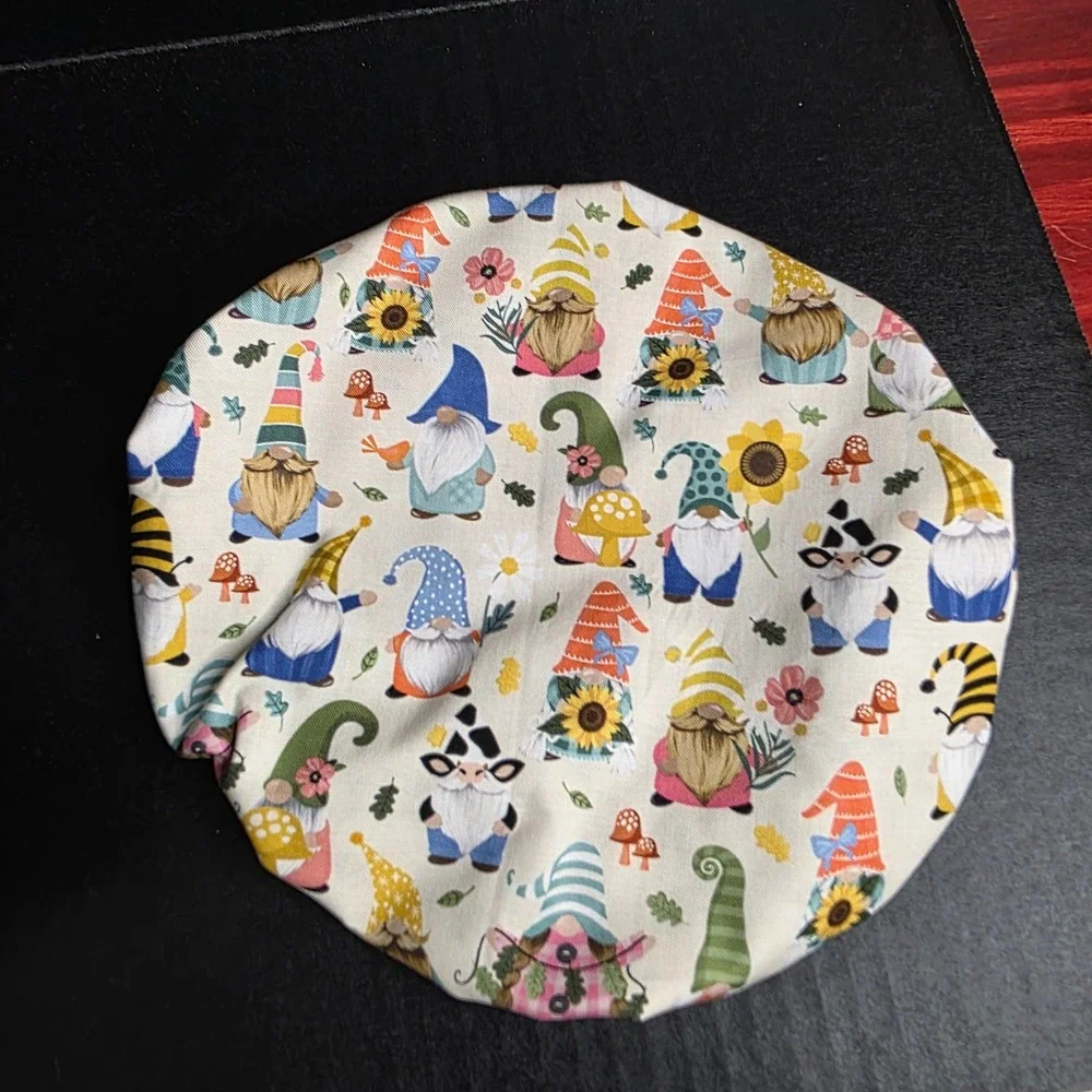 Garden Gnome Goldenrod Floral KitchenAid Mixer Mixing Bowl Cover Baking